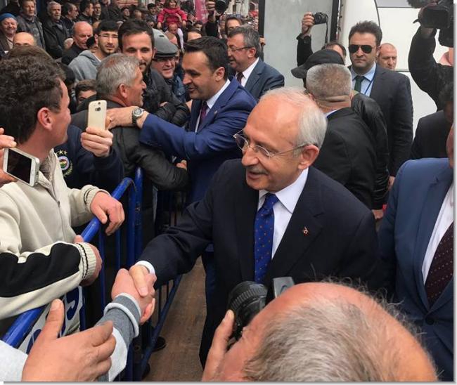 CHP LİDERİ KILIÇDAROĞLU BOYABAT’TA HALKA HİTAP ETTİ.