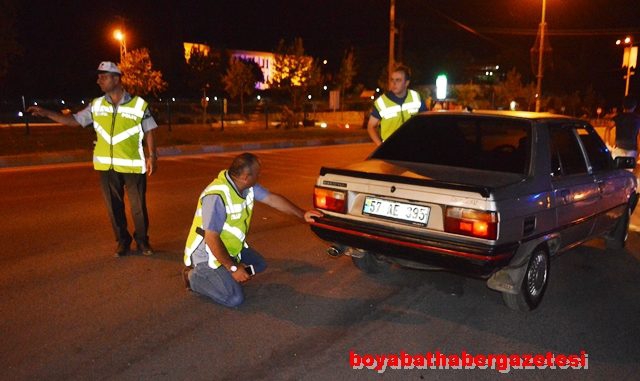 BOYABAT’TA TRAFİK EKİPLERİ DENETİMLERİNİ SIKLAŞTIRDI