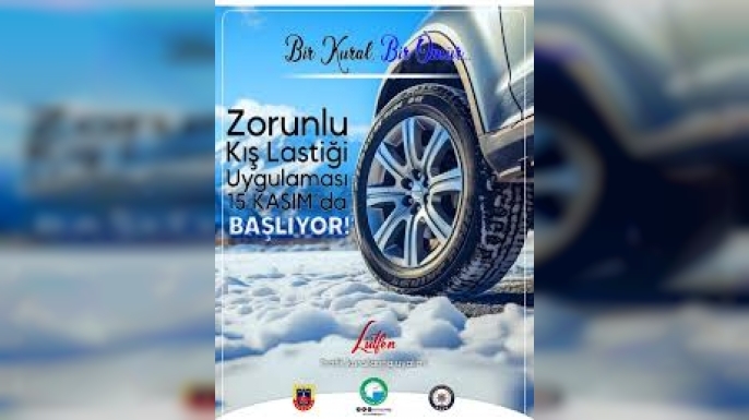 SİNOP VALİLİĞİ: “ZORUNLU KIŞ LASTİĞİ UYGULAMASI 15 KASIM’DA BAŞLIYOR”