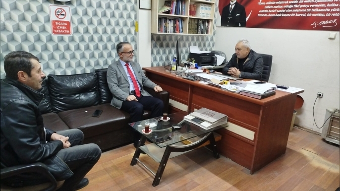 YENİDEN REFAH PARTİSİ İL BAŞKANI YALÇIN GAZETEMİZİ ZİYARET ETTİ...