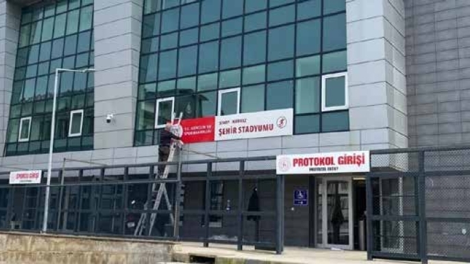 TÜRKİYE-İSVİÇRE KARŞILAŞMASI ÖNCESİ SİNOP’TA HAZIRLIKLAR SÜRÜYOR