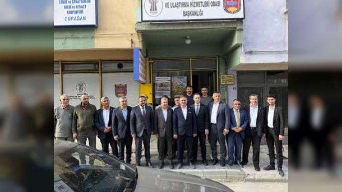 DURAĞAN ESNAF ODASINDA SAMİMİ BULUŞMA