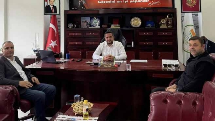 ETİ MADEN YÖNETİCİLERİNDEN DURAĞAN BELEDİYESİ’NE ZİYARET