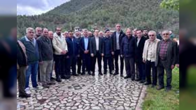 KAYMAKAM AYAN ÇAMPAŞASAKIZI KÖYÜ’NDE YAĞMUR DUASI PROGRAMINA KATILDI