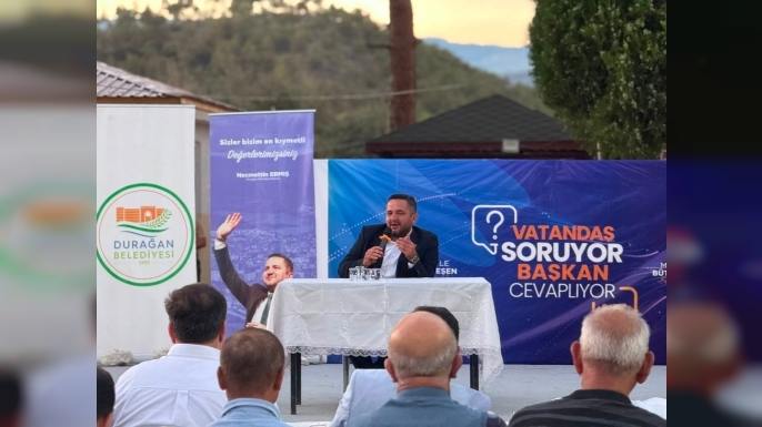 DURAĞAN BELEDİYE BAŞKANI NECMETTİN ERMİŞ DÜZENLENEN “VATANDAŞ SORUYOR, BAŞKAN CEVAPLIYOR” PROGRAMINDA GELEN SORULARI CEVAPLANDIRDI...