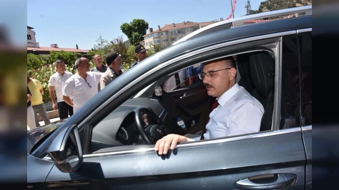 KAYMAKAM ENVER YILMAZ BOYABAT'A VEDA ETTİ