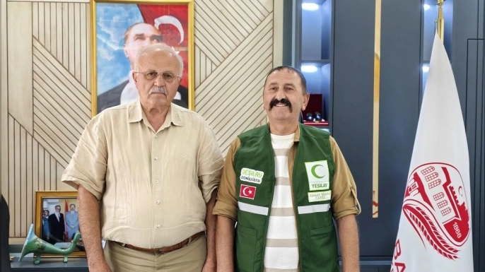 AHMET MERTOL CANEL'DEN BOYABAT BELEDİYE BAŞKANI HASAN KARA'YA NEZAKET ZİYARETİ