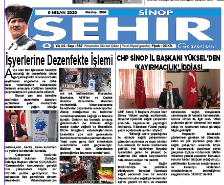 İşyerlerine Dezenfekte İşlemi