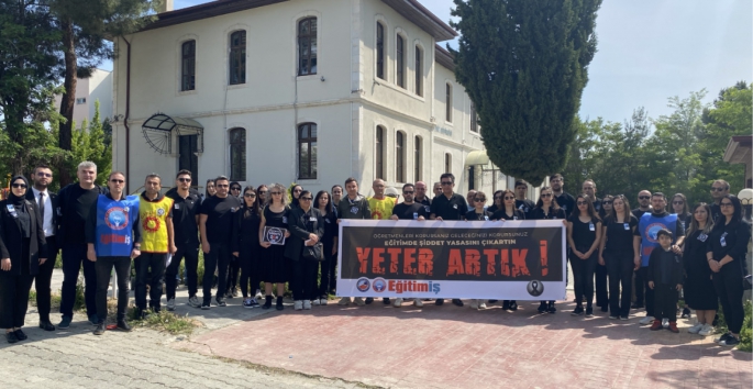 BOYABAT'TA  İBRAHİM OKTUGAN'IN ÖLDÜRÜLMESİNİ PROTESTO ETTİLER