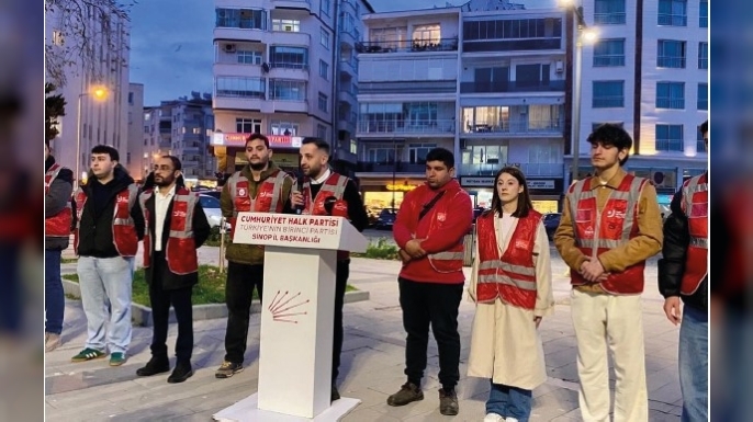 CHP SİNOP GENÇLİK KOLLARI’NDAN TRT’YE CANLI YAYIN ÇAĞRISI