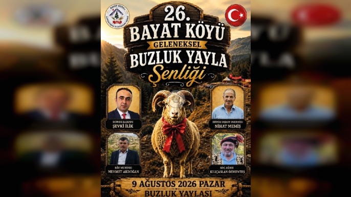 DURAĞAN BAYAT KÖYÜ GELENEKSEL ŞENLİĞE HAZIRLANIYOR