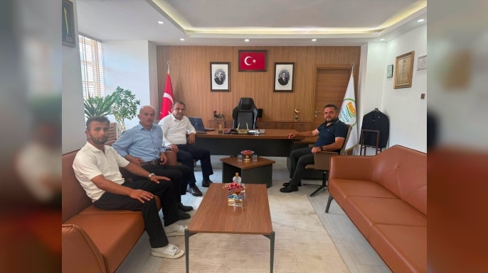 HANÖNÜ BELEDİYE BAŞKANI YAMALI’DAN BAŞKAN ERMİŞ’E ZİYARET