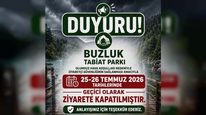 OLUMSUZ HAVA KOŞULLARI NEDENİYLE SİNOP'TAKİ 7 TABİAT ALANI GEÇİCİ OLARAK KAPATILDI