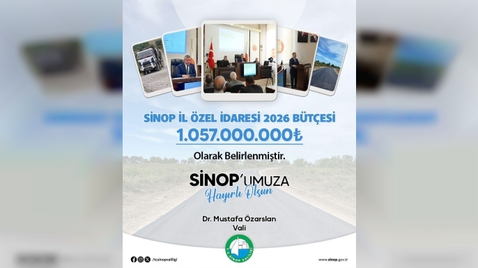 SİNOP İL GENEL MECLİSİ , 2026 MALİ YILI BÜTÇESİNİ OY BİRLİĞİYLE KABUL ETTİ