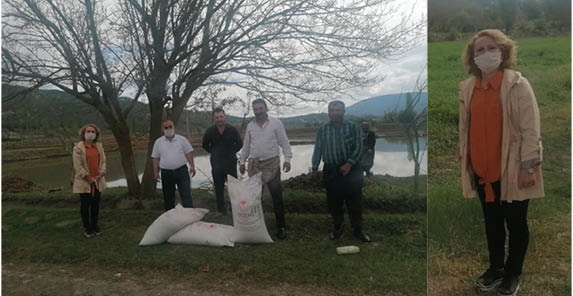 DURAĞAN KÖYLERİNDE TAGEM DESTEKLİ EKİM İŞLEMİ YAPILDI