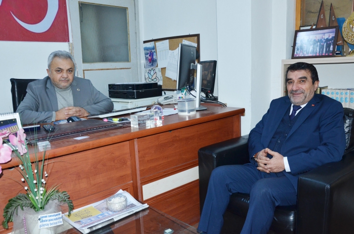 KILIÇASLAN’DAN CHP İLÇE BAŞKANINA ZİYARET
