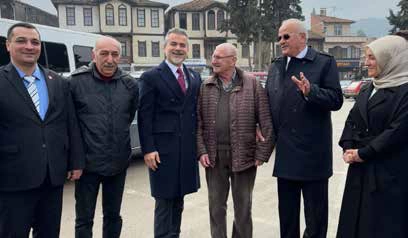 SUAT KILIÇ BOYABAT’TA TEMASLARDA BULUNDU VE ESNAFLA BİR ARAYA GELDİ